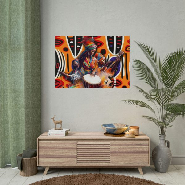 101875-588.jpg Native African Musicians Poster