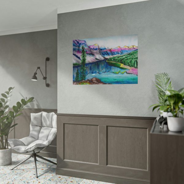 101875-609.jpg Lake and Mountains Poster