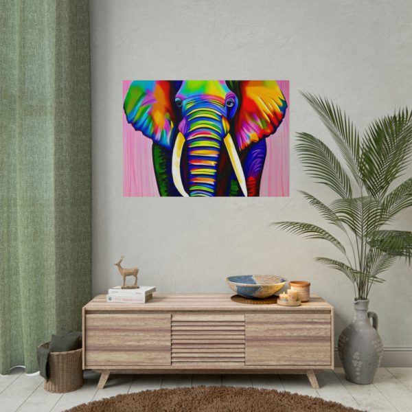 101875-638.jpg Rainbow Colored Elephant I Poster