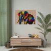 Rainbow Colored Elephant II Poster