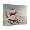 101875-652.jpg Snowman On Sledge Poster