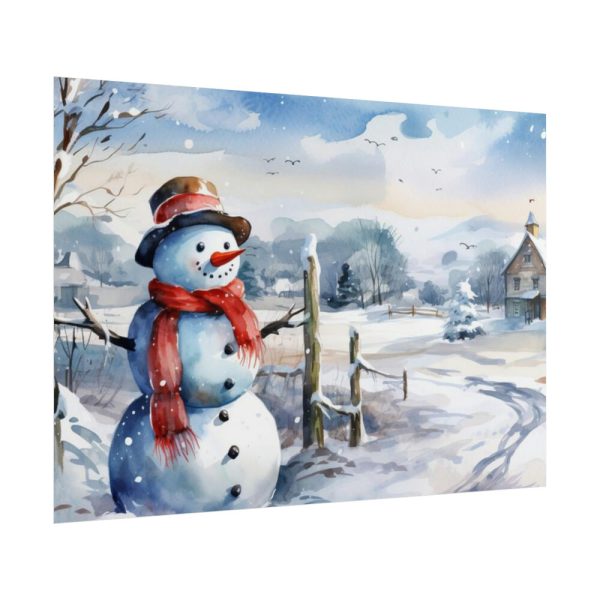 101875-662.jpg Vintage Snowman Art Poster