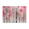 101875-685.jpg Whimsical Pink Winter Forest Art Poster