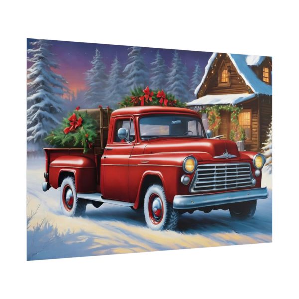 101875-707.jpg Vintage Pickup Truck Christmas I Poster