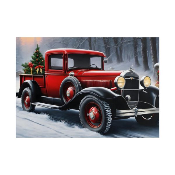 101875-710.jpg Vintage Pickup Truck Christmas II Poster