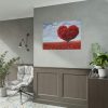 101875-719.jpg Red Tree in Heart Shape Poster