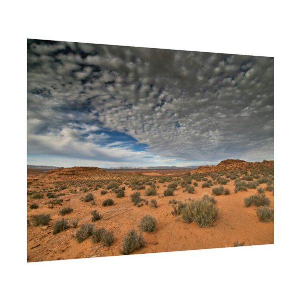 101875-72.jpg Clouds Drift over the Arizona Desert Poster