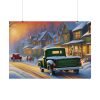 101875-721.jpg Vintage Pickup Truck Christmas III Poster