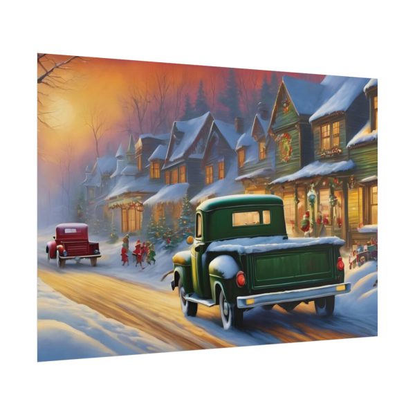 101875-722.jpg Vintage Pickup Truck Christmas III Poster
