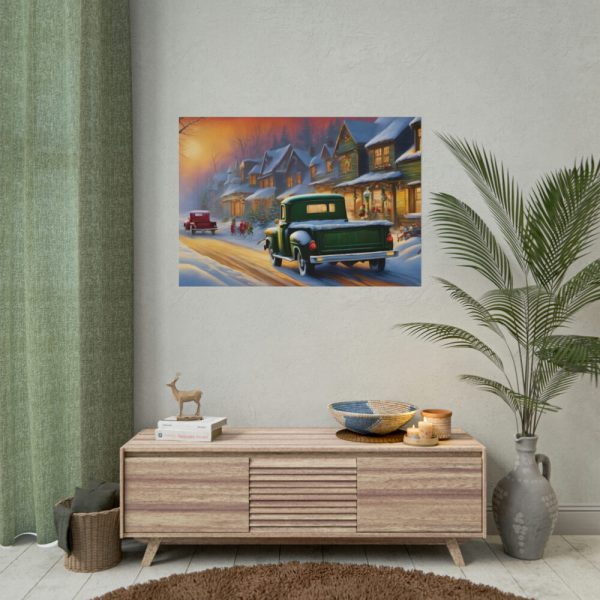 101875-723.jpg Vintage Pickup Truck Christmas III Poster