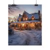 101879-1.jpg Christmas Decorated Home Poster