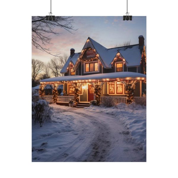 101880-1.jpg Christmas Decorated Home Poster