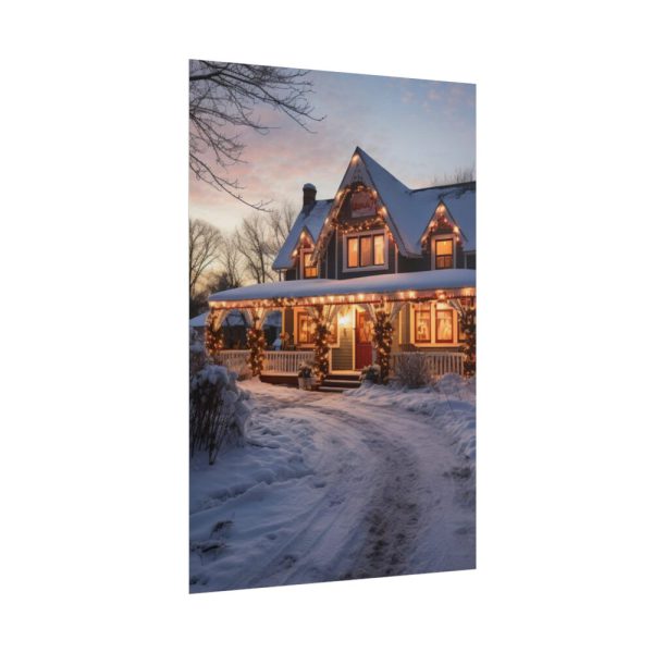 101886-2.jpg Christmas Decorated Home Poster
