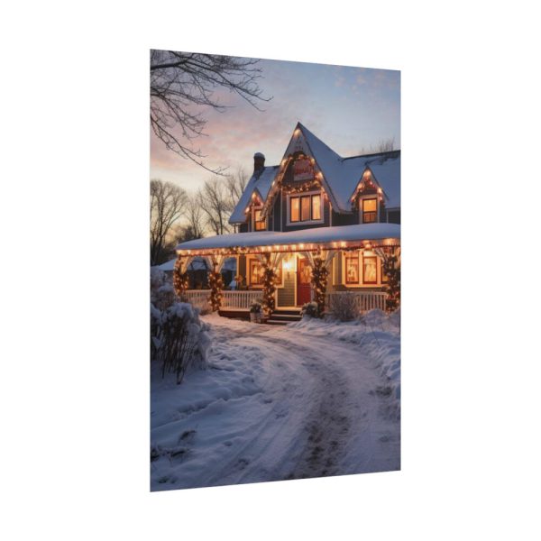 101887-2.jpg Christmas Decorated Home Poster