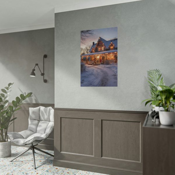 101893-4.jpg Christmas Decorated Home Poster