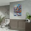101894-114.jpg Christmas House Fantasy Art Poster