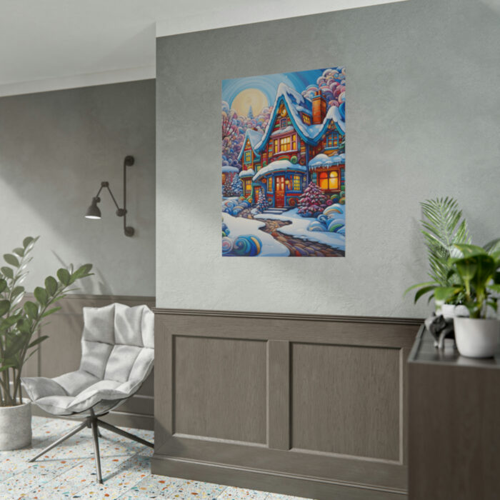 Christmas House Fantasy Art Poster - Image 15