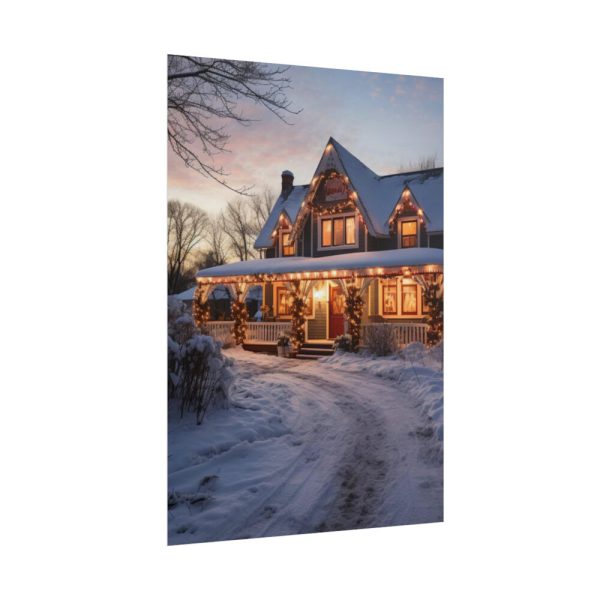 101894-122.jpg Christmas Decorated Home Poster