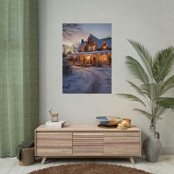101894-123.jpg Christmas Decorated Home Poster
