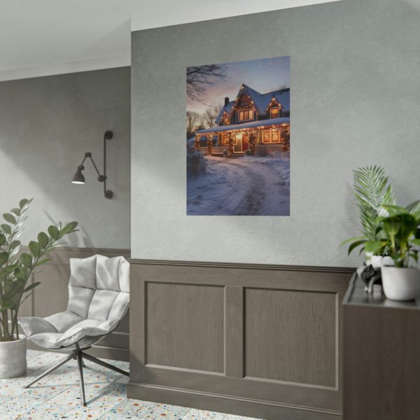 101894-124.jpg Christmas Decorated Home Poster