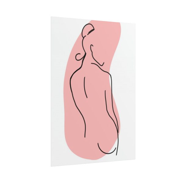 101894-147.jpg Modern Art Abstract Of A Lady Poster