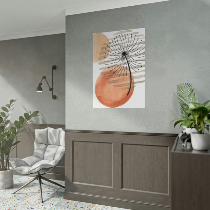 Abstract Dandelion Illustration Poster - Image 15