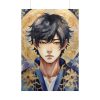101894-166.jpg Boy Drawn In Watercolor Poster