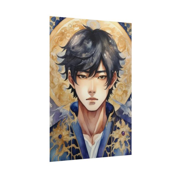 101894-167.jpg Boy Drawn In Watercolor Poster