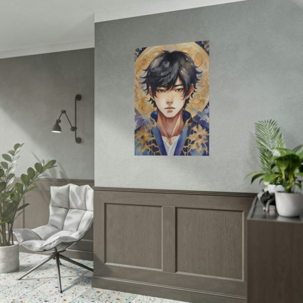 101894-169.jpg Boy Drawn In Watercolor Poster