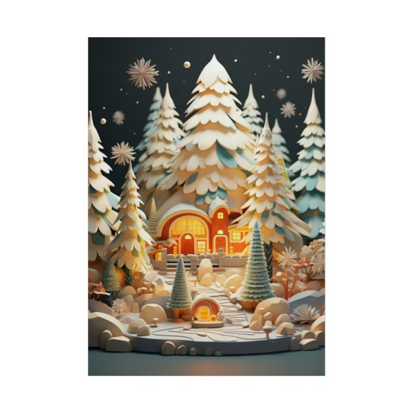 Christmas Tree House Poster
