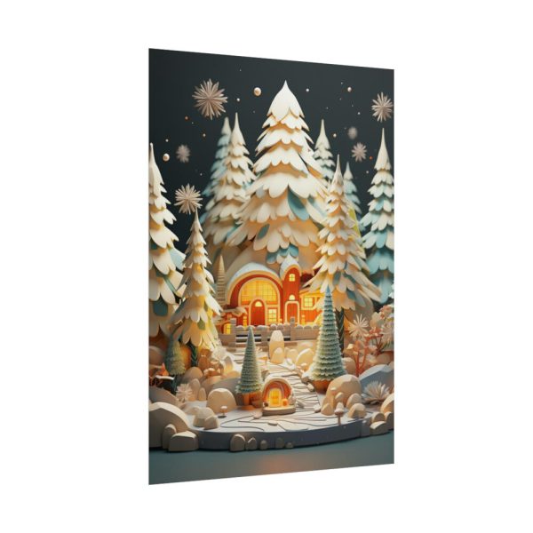 Christmas Tree House Poster
