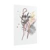 101894-222.jpg Plant Composition and a Pink and Black Line Art Poster