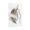 101894-227.jpg Pink and Black Line Art Overlay of a Woman Poster