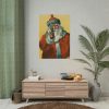 101894-23.jpg Santa Claus Pointing a Handgun Poster