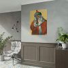 101894-24.jpg Santa Claus Pointing a Handgun Poster