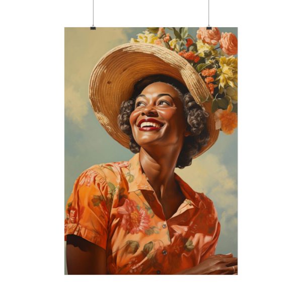 Senior African American Woman Poster