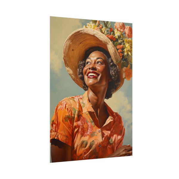 Senior African American Woman Poster