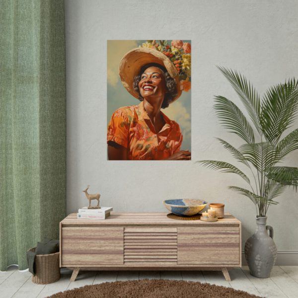 Senior African American Woman Poster