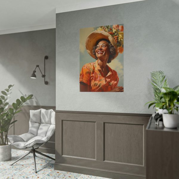 Senior African American Woman Poster