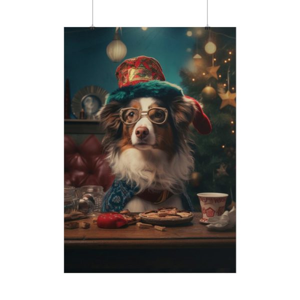101894-251.jpg Funny Christmas Dog Poster