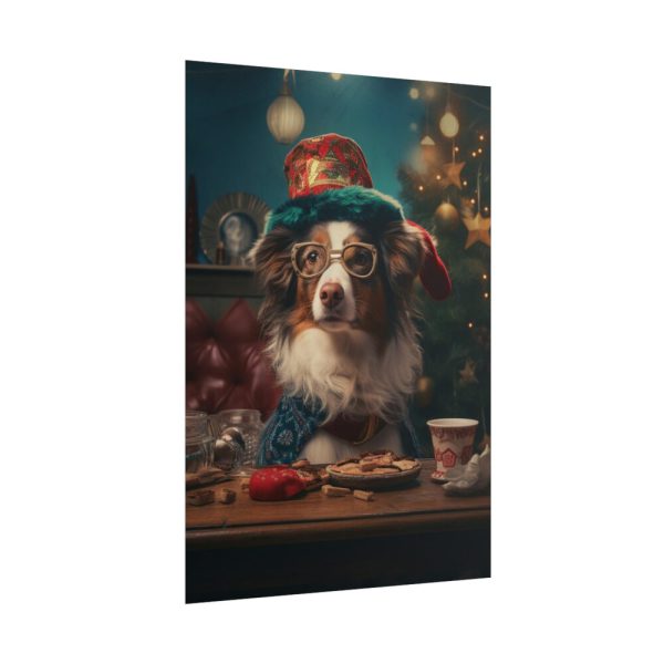 101894-252.jpg Funny Christmas Dog Poster