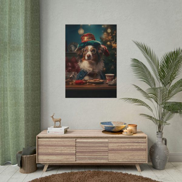 101894-253.jpg Funny Christmas Dog Poster