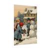 101894-267.jpg LIittle Children With Snowman Poster