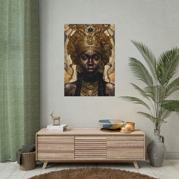 101894-273.jpg Afroamerican Woman in a Crown Poster