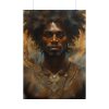 101894-276.jpg African Man Drawn In Watercolor Poster
