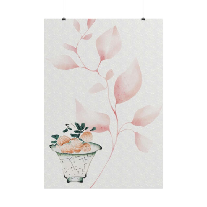 Vintage Lychee Bowl Illustration Poster - Image 12