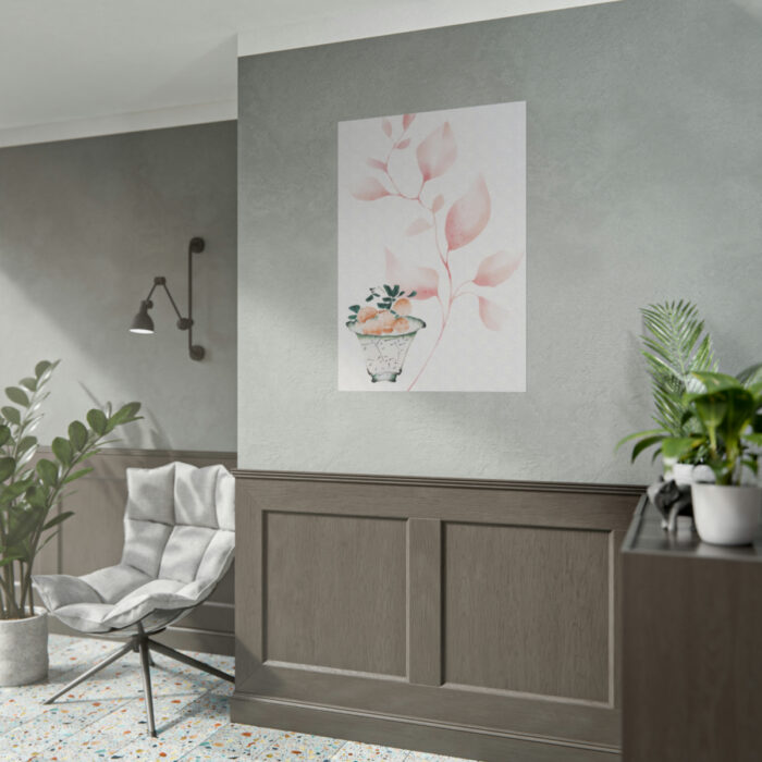 Vintage Lychee Bowl Illustration Poster - Image 15