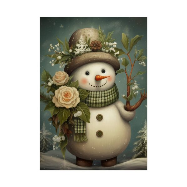 101894-60.jpg Christmas Snowman Poster