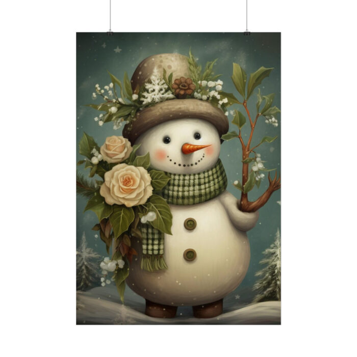 Christmas Snowman Poster - Image 12