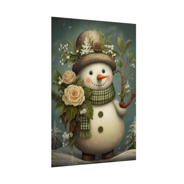 101894-62.jpg Christmas Snowman Poster